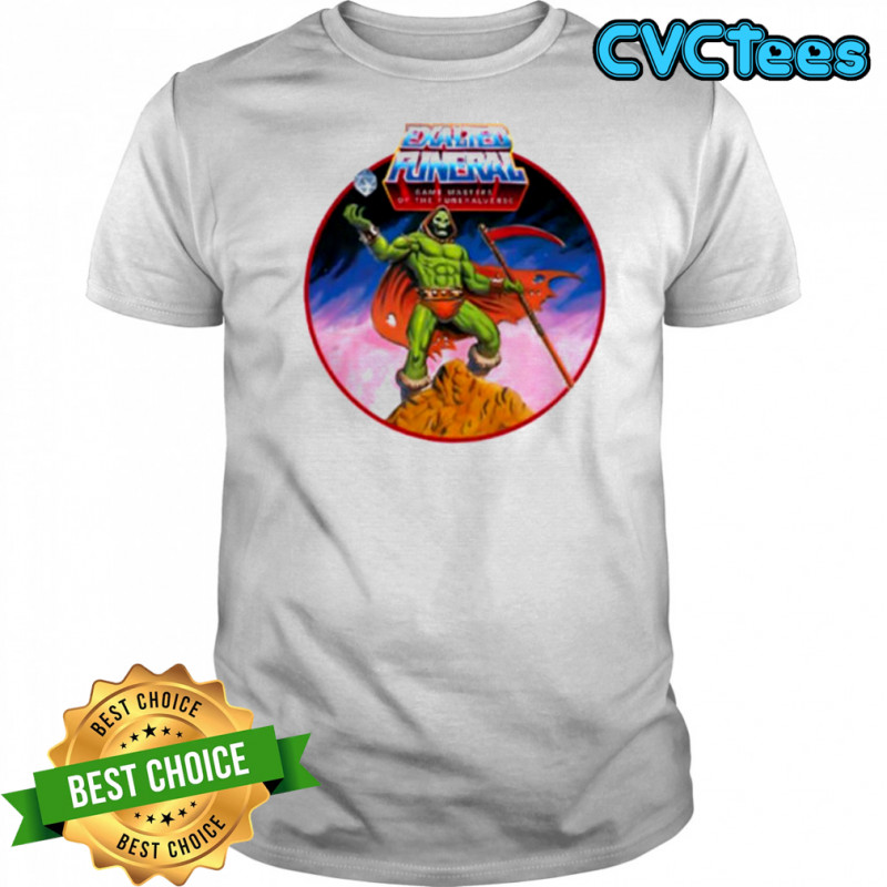 Game Masters of the Funeral verse Skully tor Ringer shirt