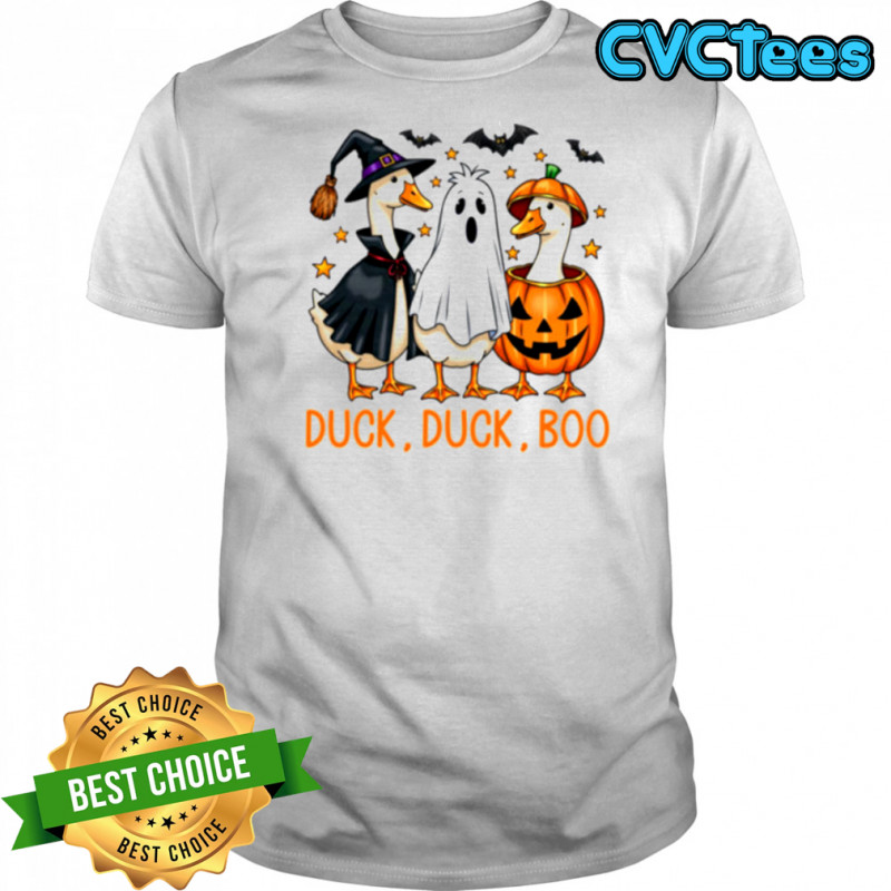 Goose Spooky Season Halloween Duck Duck Boo Shirt