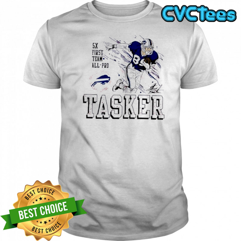 Homage Buffalo Bills Steve Tasker Football signature shirt