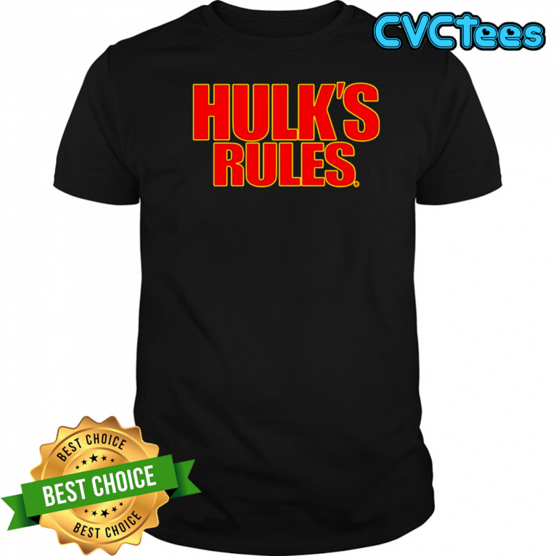 Hulk Hogan Hulk’s Rules shirt