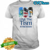 I Put The Tism In Patriotism Retro Autism Support USA Shirt