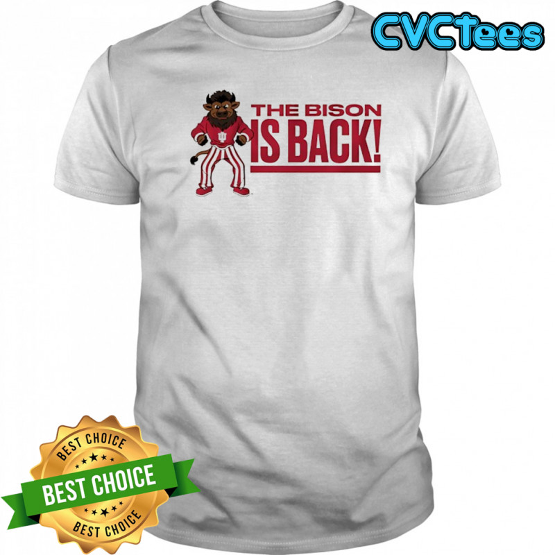Indiana Hoosiers the Bison is back shirt