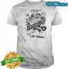 Las Vegas Raiders National Football League LV Raider Nation Stripe Distressed Raglan shirt