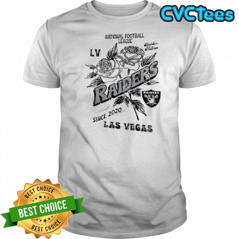 Las Vegas Raiders National Football League LV Raider Nation Stripe Distressed Raglan shirt