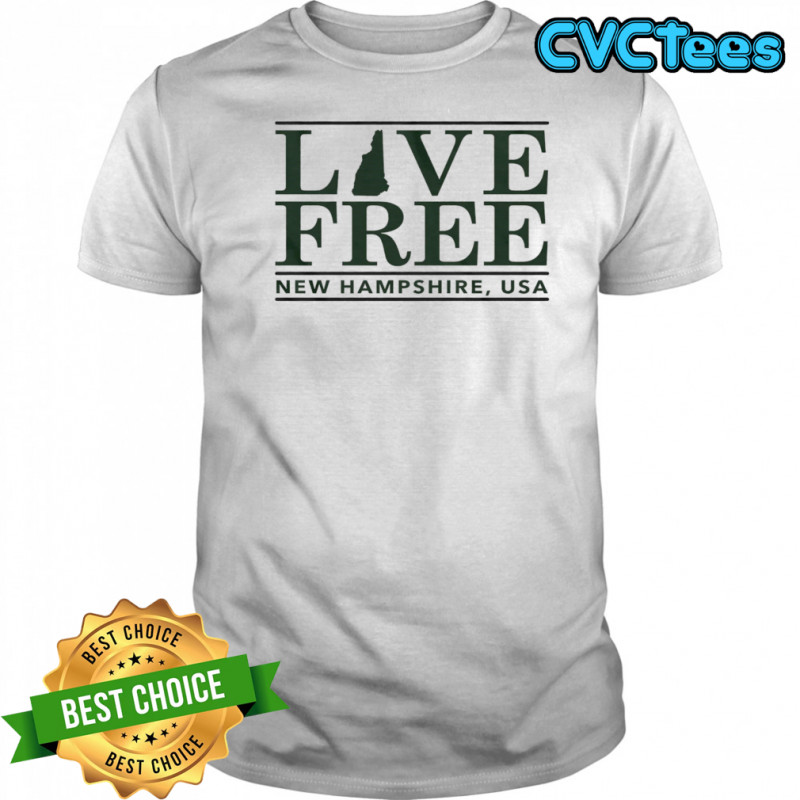 Live Free New Hampshire Bar shirt