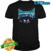 Men’s Mitchell & Ness Black Charlotte Hornets Worldwide Collection Glow Up T Shirt