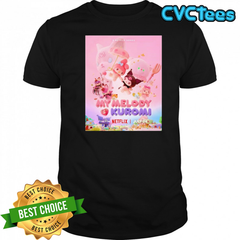 My melody Kuromi poster shirt
