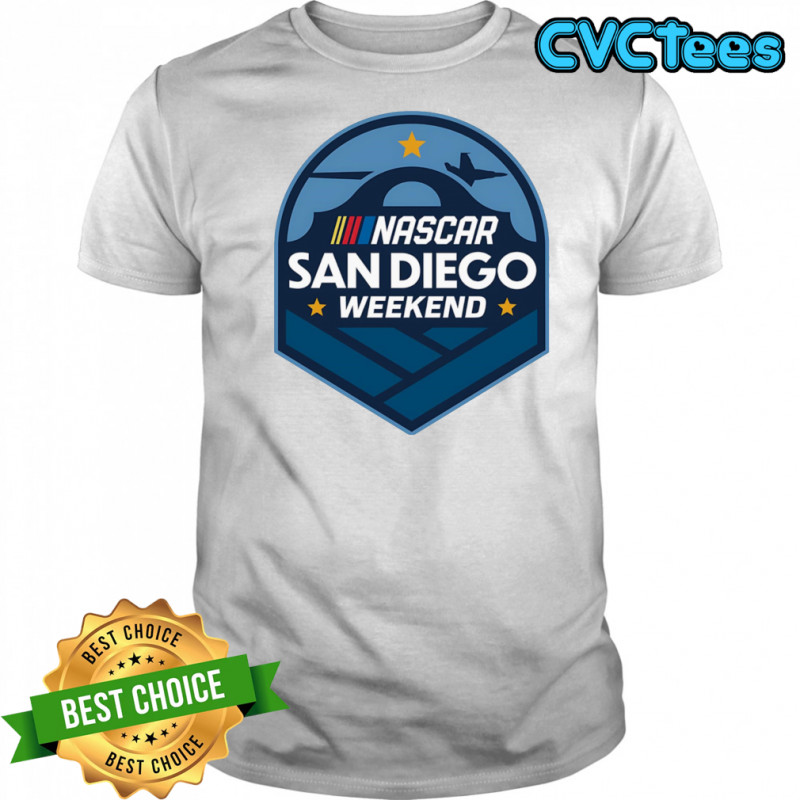 Nascar San Diego Weekend logo shirt