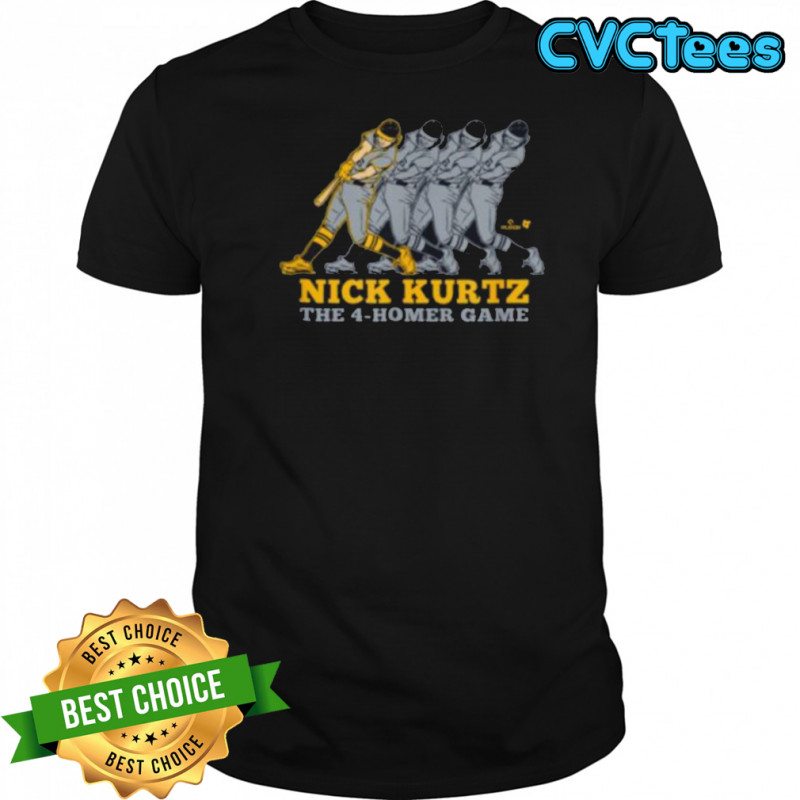 Nick Kurtz Four Home Run Game Oakland Baseball Shirt