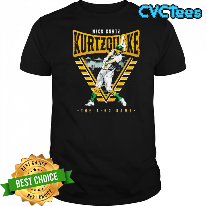 Nick Kurtz Sacramento 4 Homers game shirt