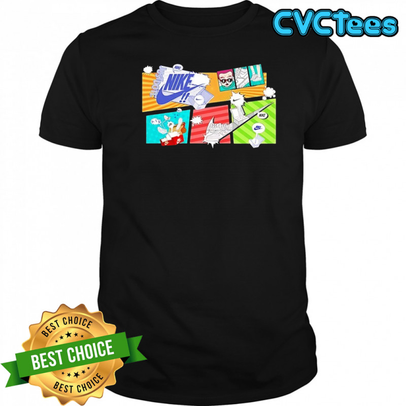 Nike comic shirt