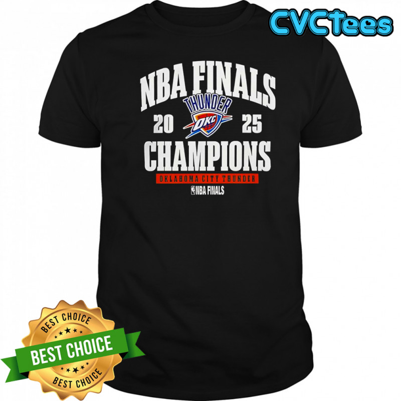 Oklahoma City Thunder 2025 NBA Finals Champions T-Shirt