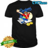 One Piece Monkey D. Luffy X Los Angeles Dodgers left field shirt