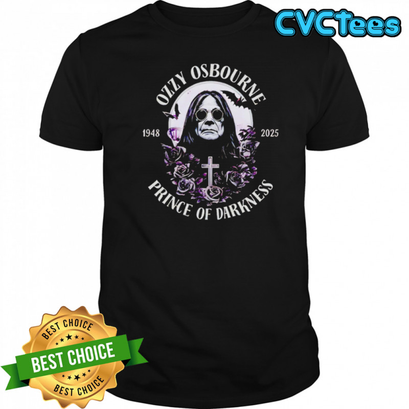 Ozzy osbourne prince of darkness rip shirt