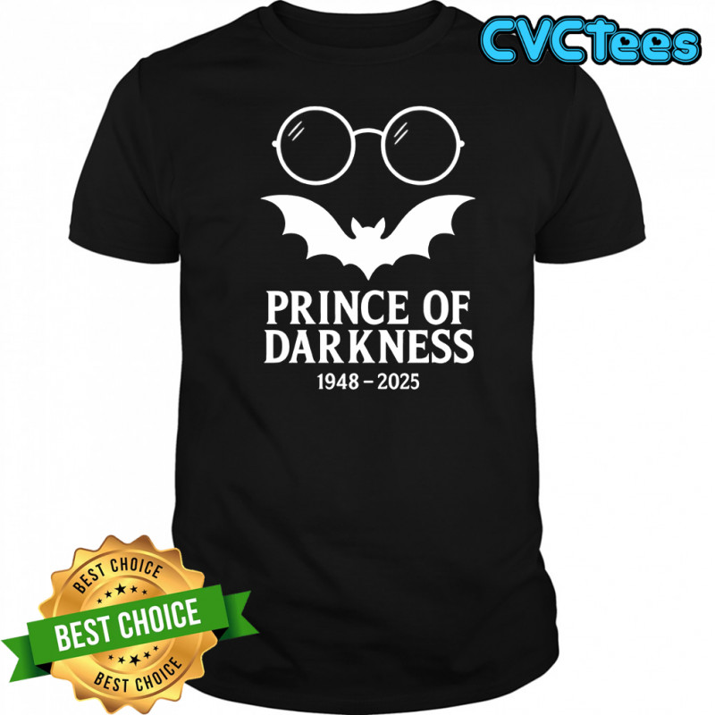 Ozzy Prince of darkness 1948 2025 shirt