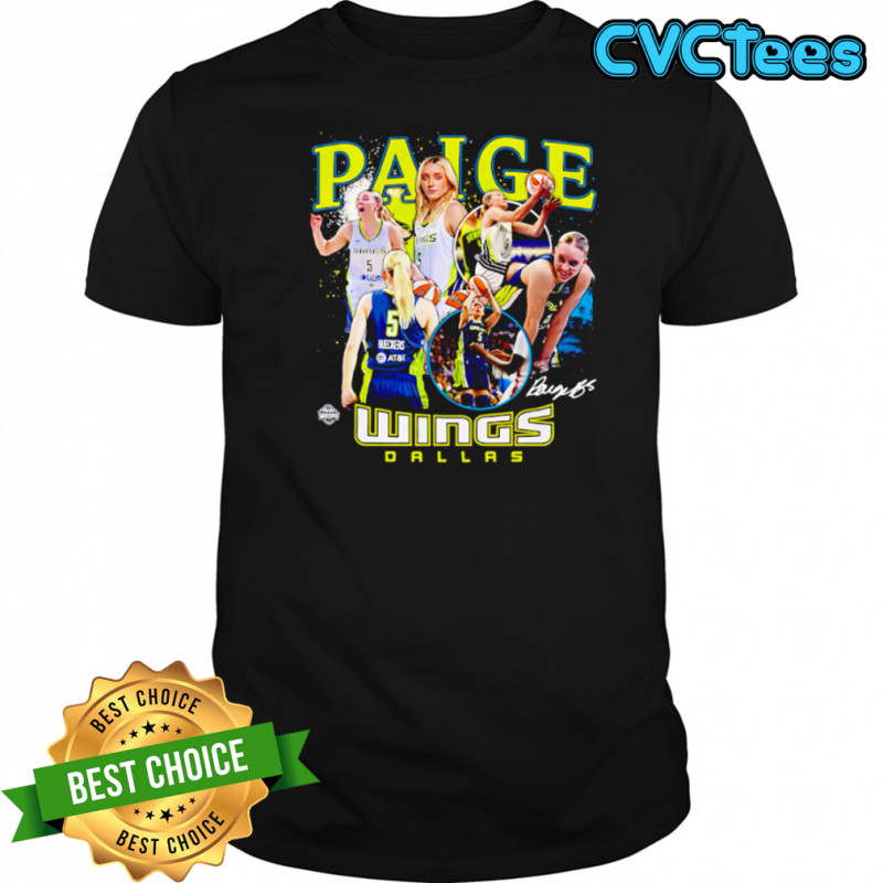 Paige Bueckers Dallas Wings WNBA All-Star signature shirt