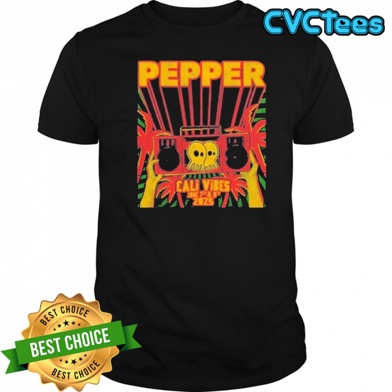 Pepperlive Cali Vibes 2025 T-Shirt