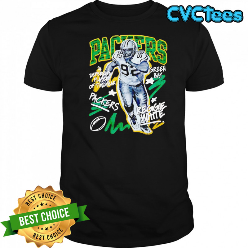 Reggie White Green Bay Packers chalked up player graphic shirt