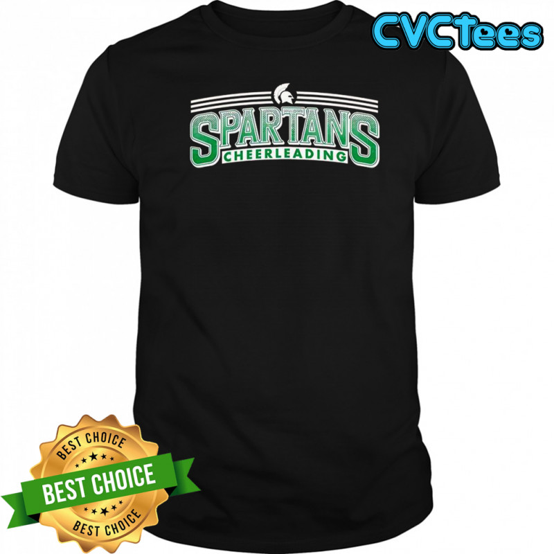 Spartans Cheerleading Stripes T-Shirt