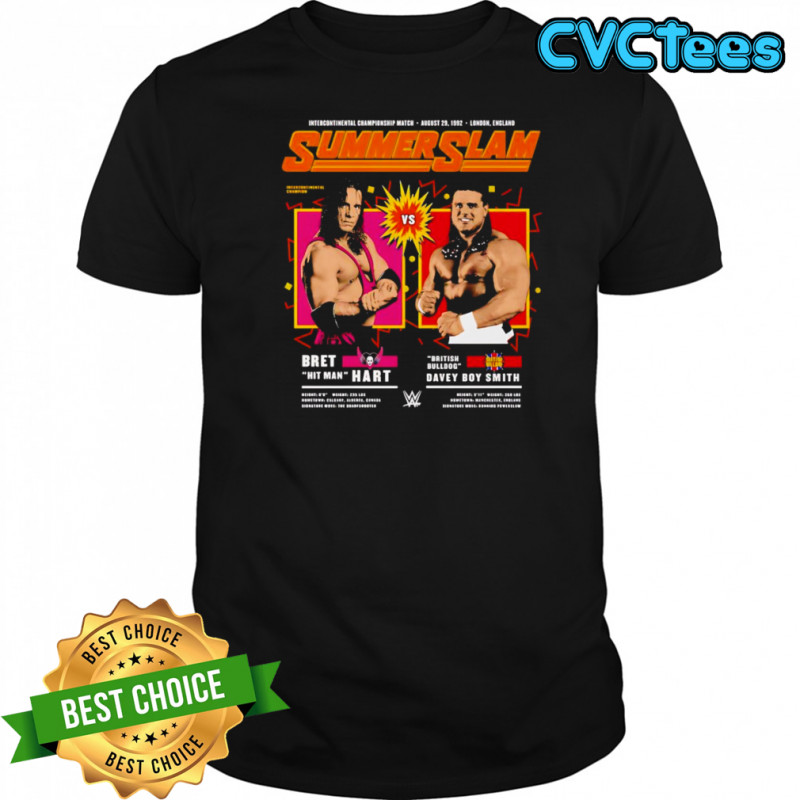 SummerSlam 1992 Match poster shirt