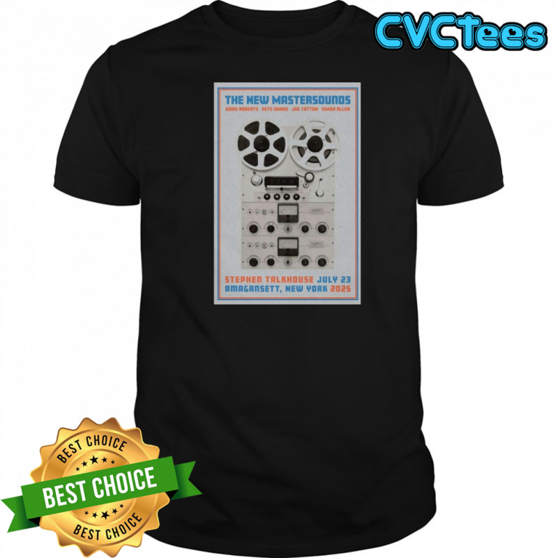 The New Mastersounds 7,23,2025 Poster Amagansett NY T-Shirt