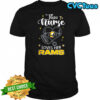 This nurse love her Los Angeles Rams shirt