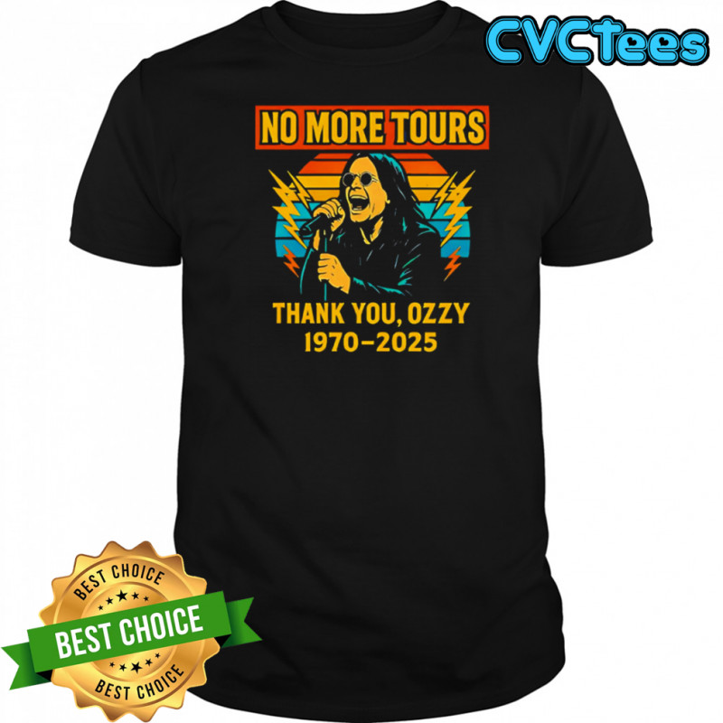 Vintage ozzy osbourne final no more tours shirt