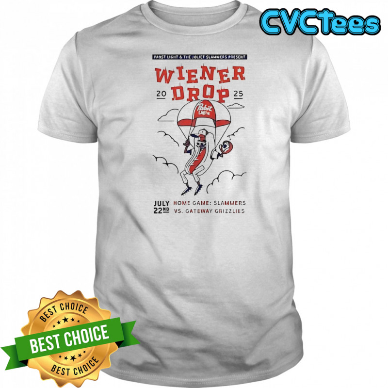 Wiener Drop Home Game Slammers Vs Gateway Grizzlies T-Shirt
