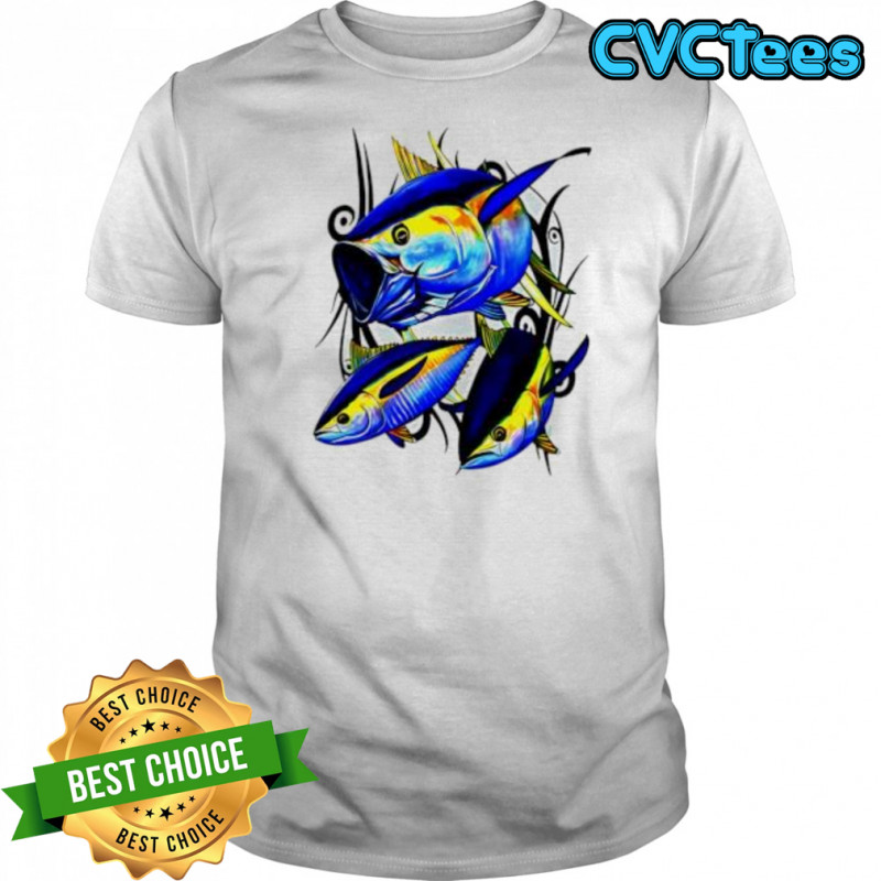 Yellowfin Tuna Arctic Blue shirt