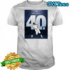 Aaron Judge New York Yankees Reach 40 HR MLB 2025 Unisex T Shirt