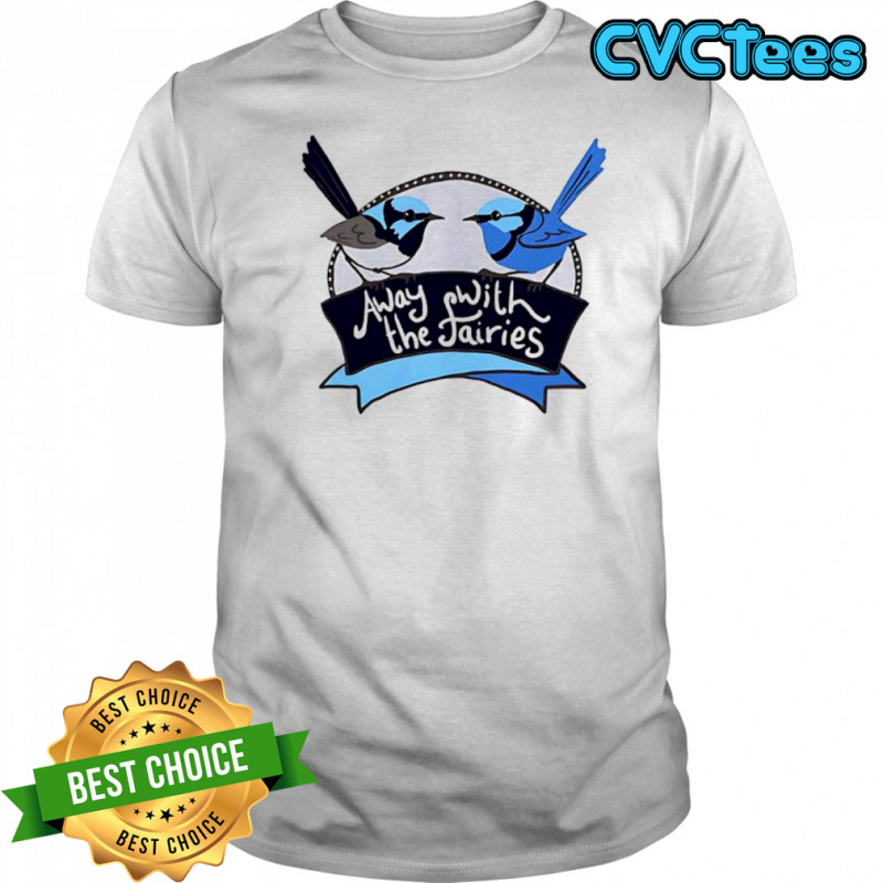 Away with the Fairies logo shirt