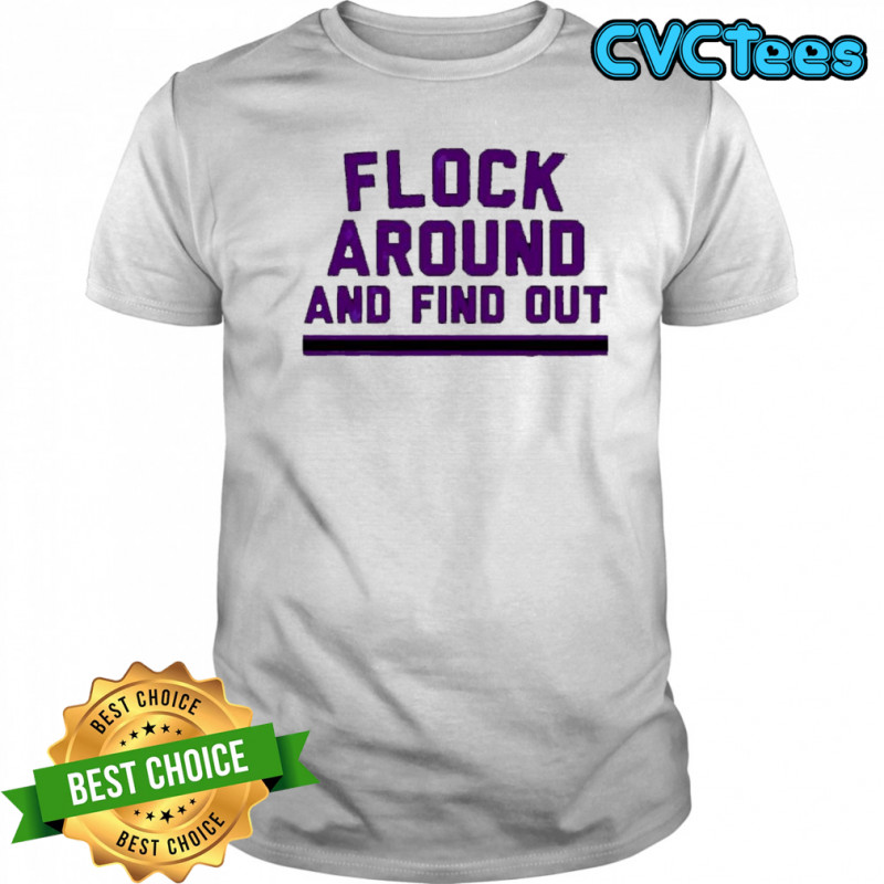 Baltimore Football Flock Around And Find Out shirt