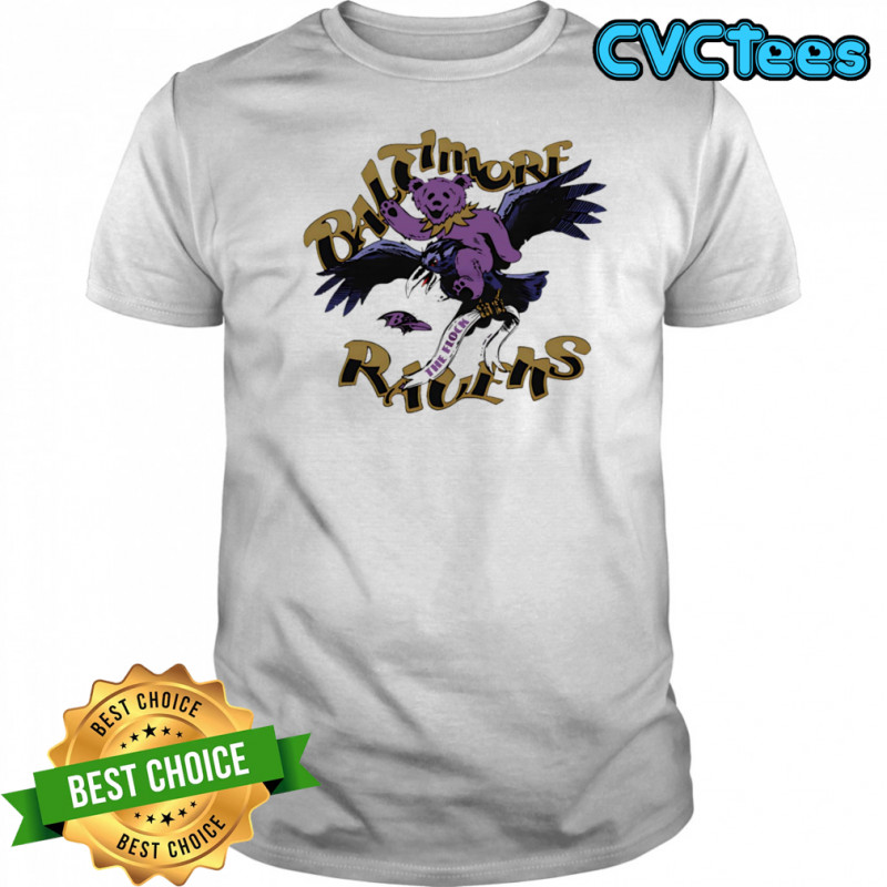 Baltimore Ravens NFL x Grateful Dead shirt