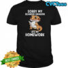 Bearded Dragon Ate Homework Funny Bearded Boys Girls Kids shirt