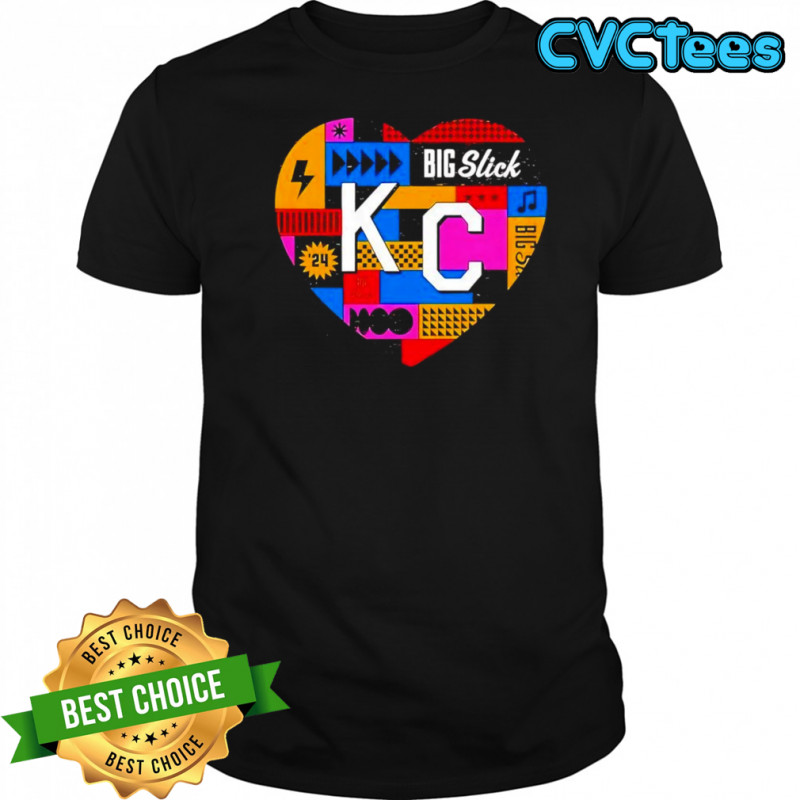 Big Slick Kansas City Chiefs heart shirt