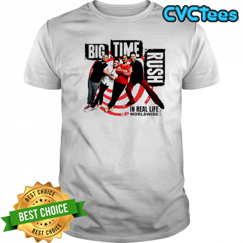 Big Time Rush In Real Life Worldwide 2025 Tour shirt