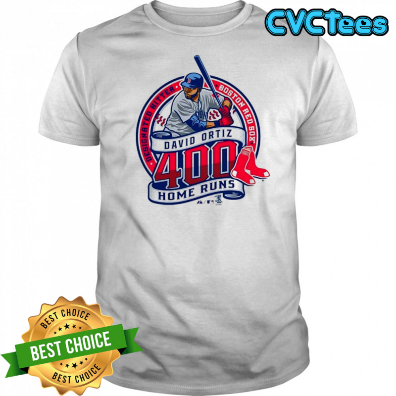 Boston Red Sox Legend David Ortiz 400 Home Runs shirt