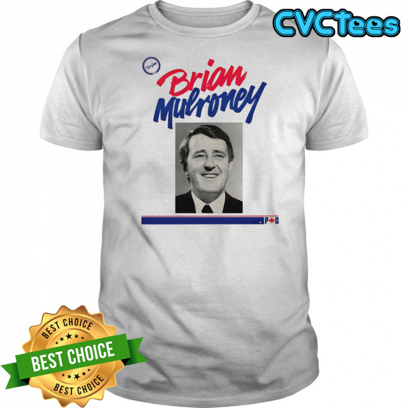Brian Mulroney poster vintage shirt