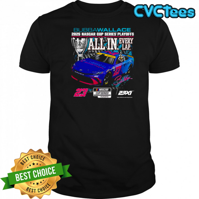 Bubba Wallace 23XI Racing 2025 NASCAR Cup Series Playoffs shirt