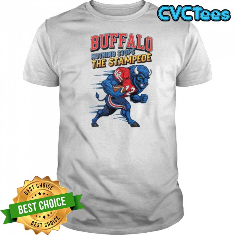 Buffalo Football Nothing Stops The Stampede Vintage Mascot Shirt