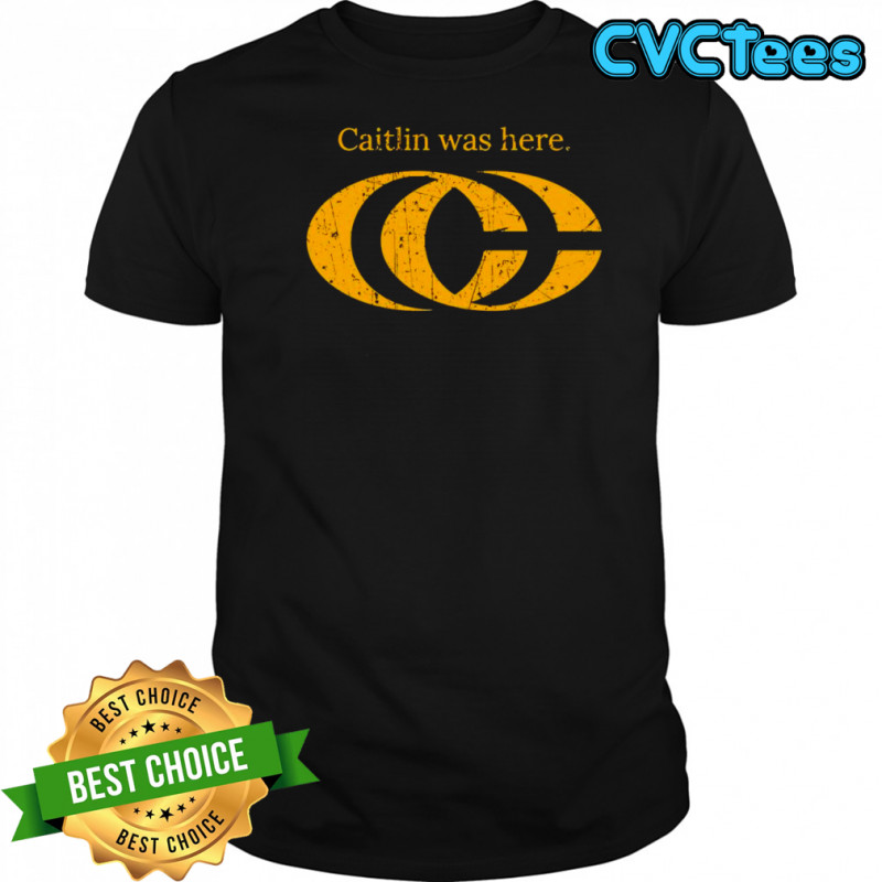 Caitlin Clark was here CC logo shirt