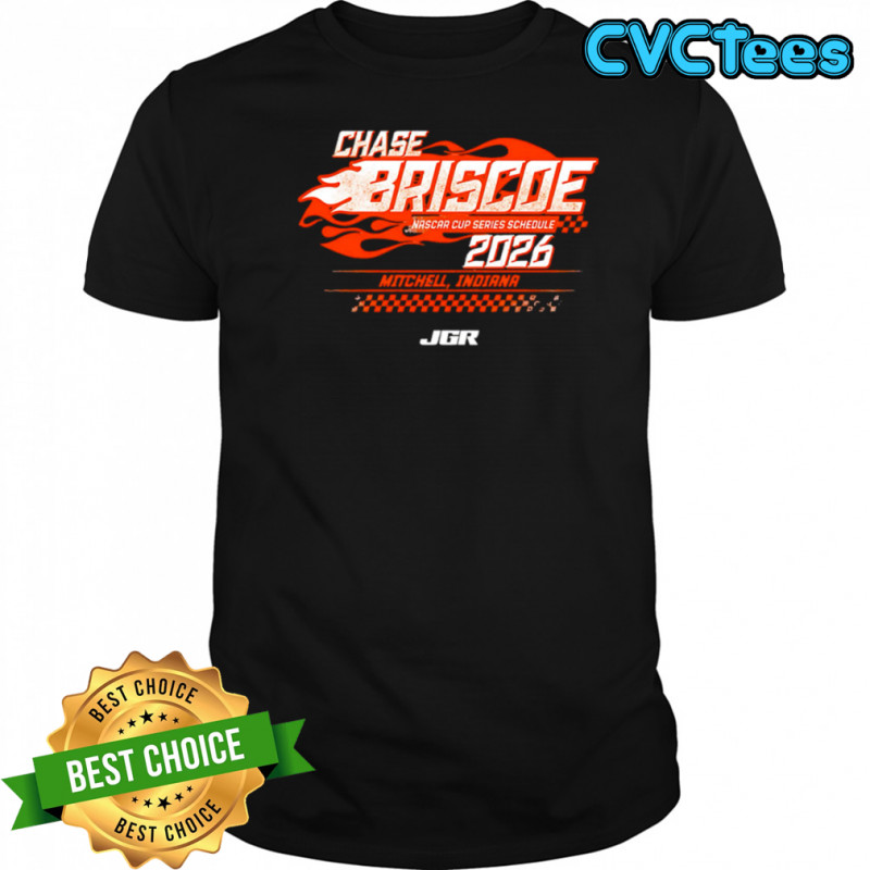 Chase Briscoe Nascar Cup Series Schedule 2026 Mitchell Indian shirt