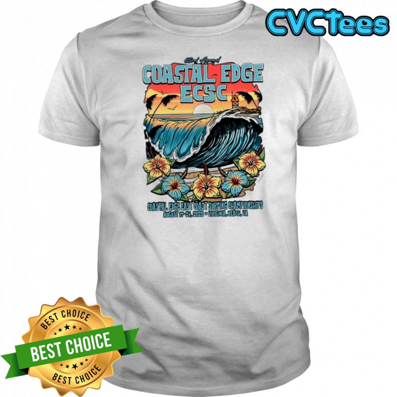 Coastal Edge East Coast Surfing Championship 2025 Featuring Artist Aaron Fulcher Shirt