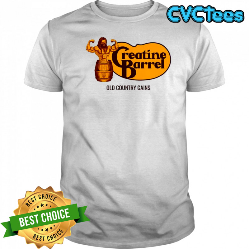 Creatine Barrel gym shirt