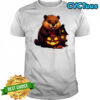 Cute Beaver with Halloween Jack-o-Lantern shirt