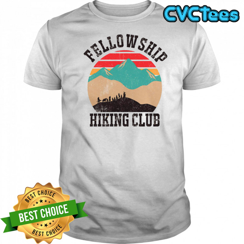 Fellowship hiking club retro shirt