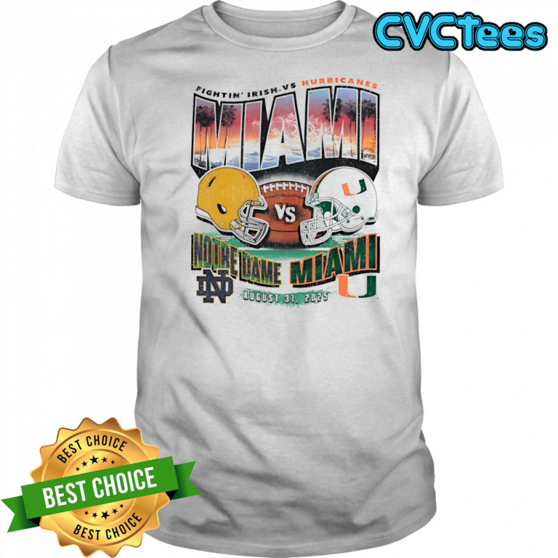 Fightin’ Irish vs Hurricane August 31 2025 shirt