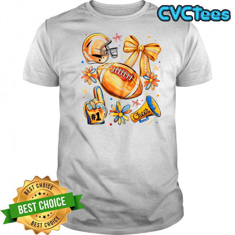 Football Game Day Football Season Fall Autumn Coquette Bow shirt