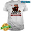 Gavin Newsom and Jeffrey Epstein Bear Newsom 2028 stay classy California flag shirt