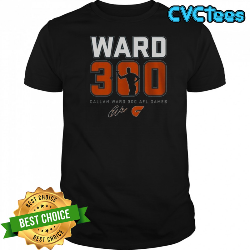 Giants FC Callan Ward 300 AFL Games T-Shirt